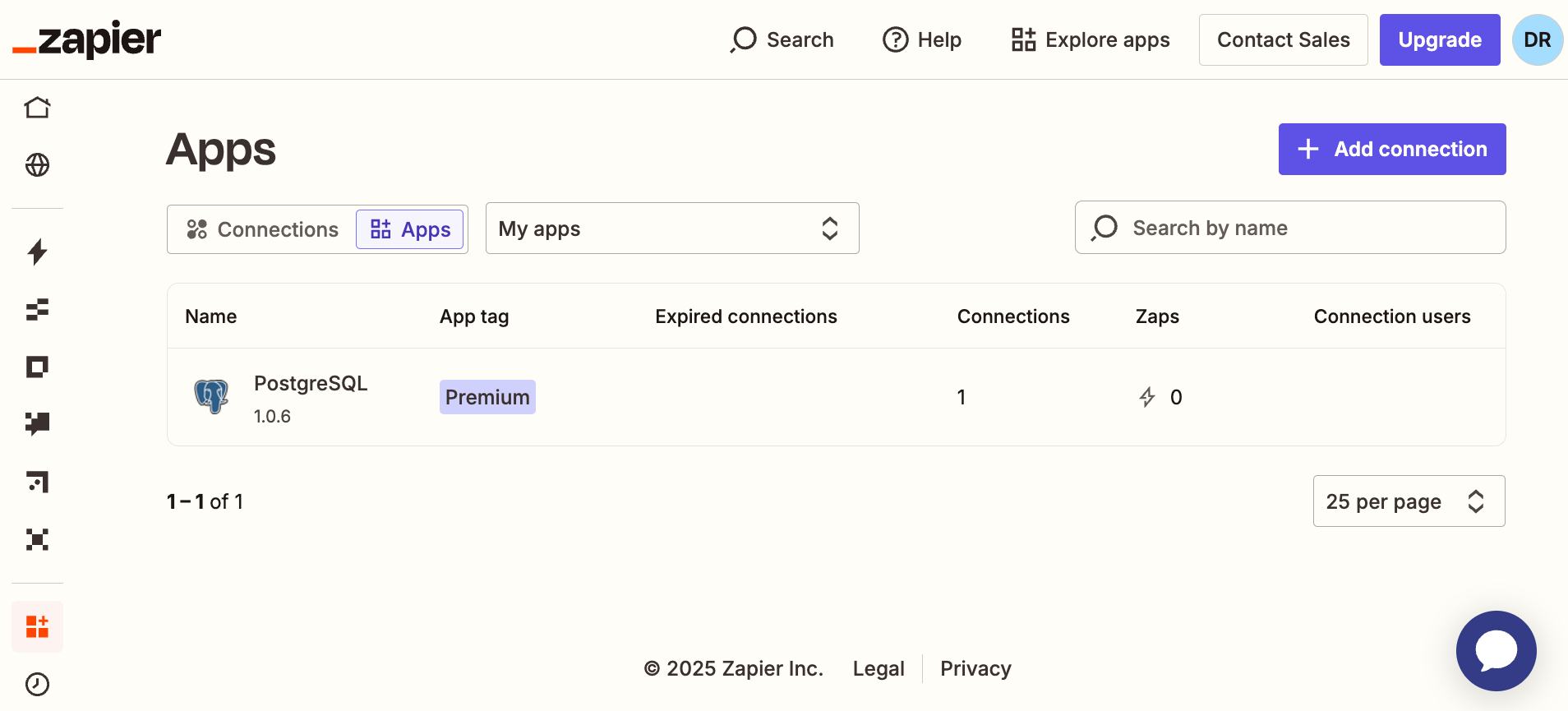 PostgreSQL connection in Zapier